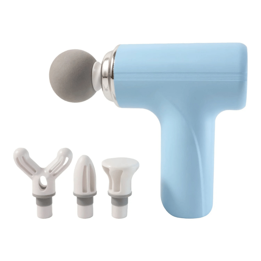 Electric Vibrating Massage Gun | Multiple  Interchangeable Heads | Deep Tissue Muscle  Relaxer | Rechargeable