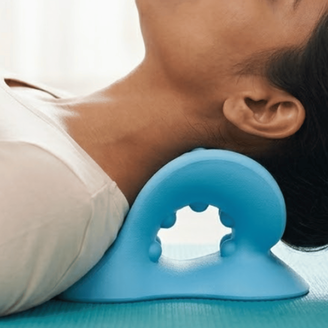 Cervical Neck Relaxer Pillow | Orthopedic Memory Foam Contour Pillow | Neck and Shoulder Pain Relief